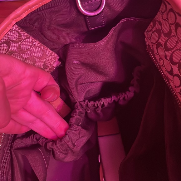 Coach diaper bag filled with goodies - Picture 15 of 16